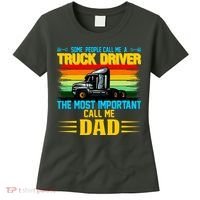 Truck Driver Dad Gift Women's T-Shirt thumb 0
