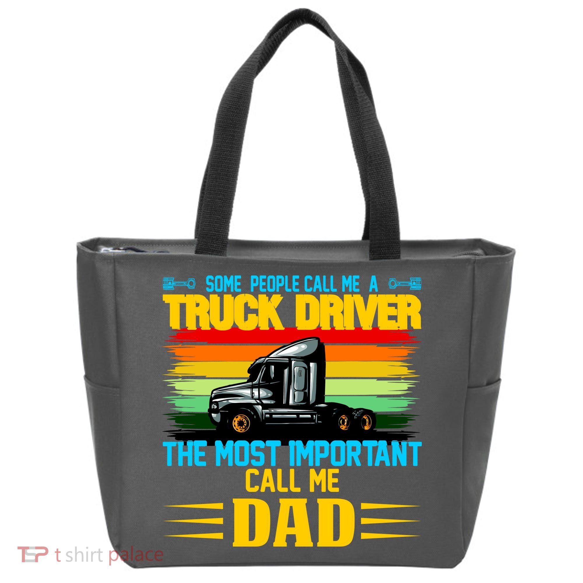 Truck Driver Dad Gift Tote Bag