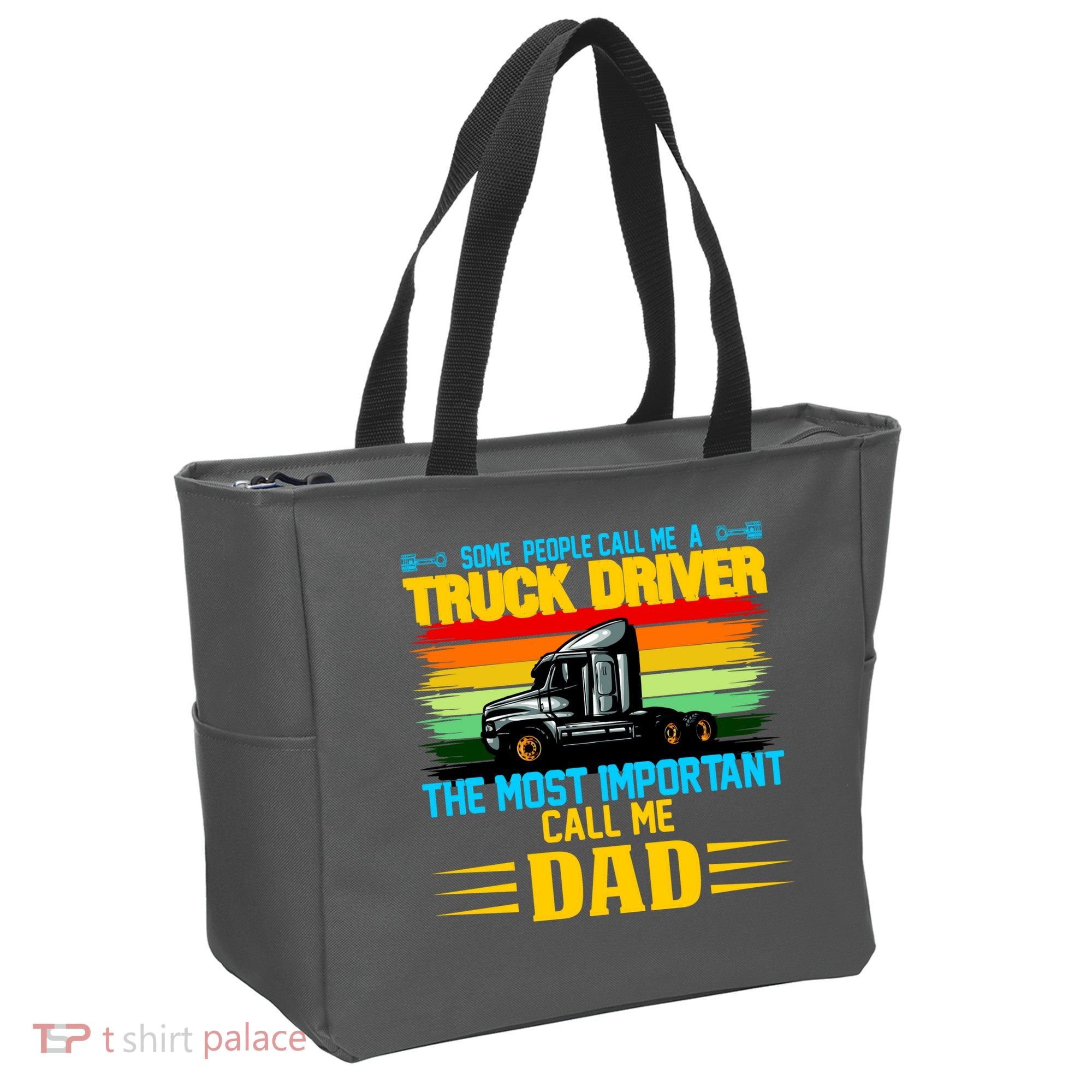 Truck Driver Dad Gift Tote Bag