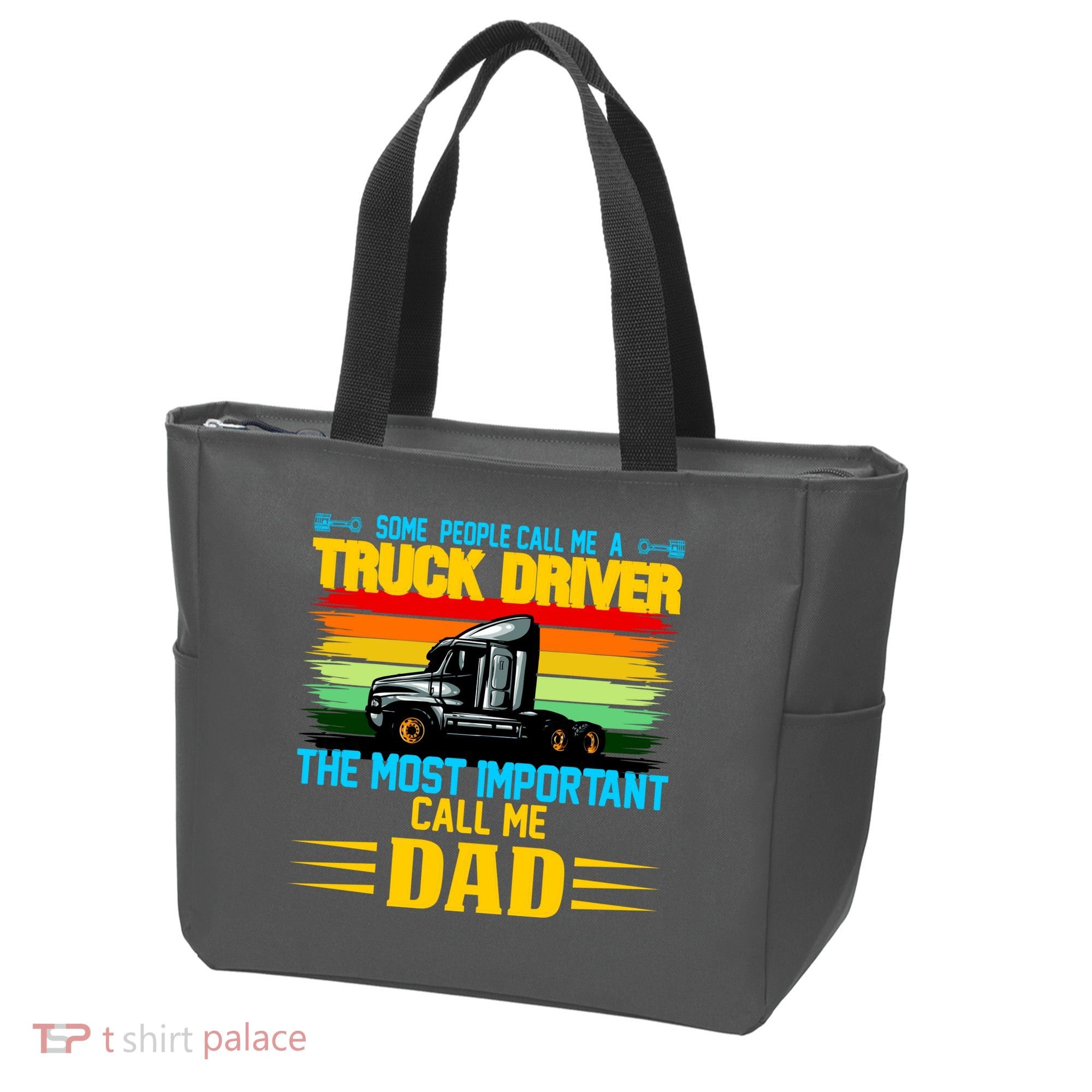 Truck Driver Dad Gift Tote Bag