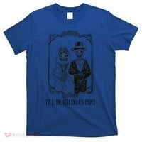 Till Death Do Us Part Skeleton Wedding Couple Valentines Day T-Shirt thumb 0