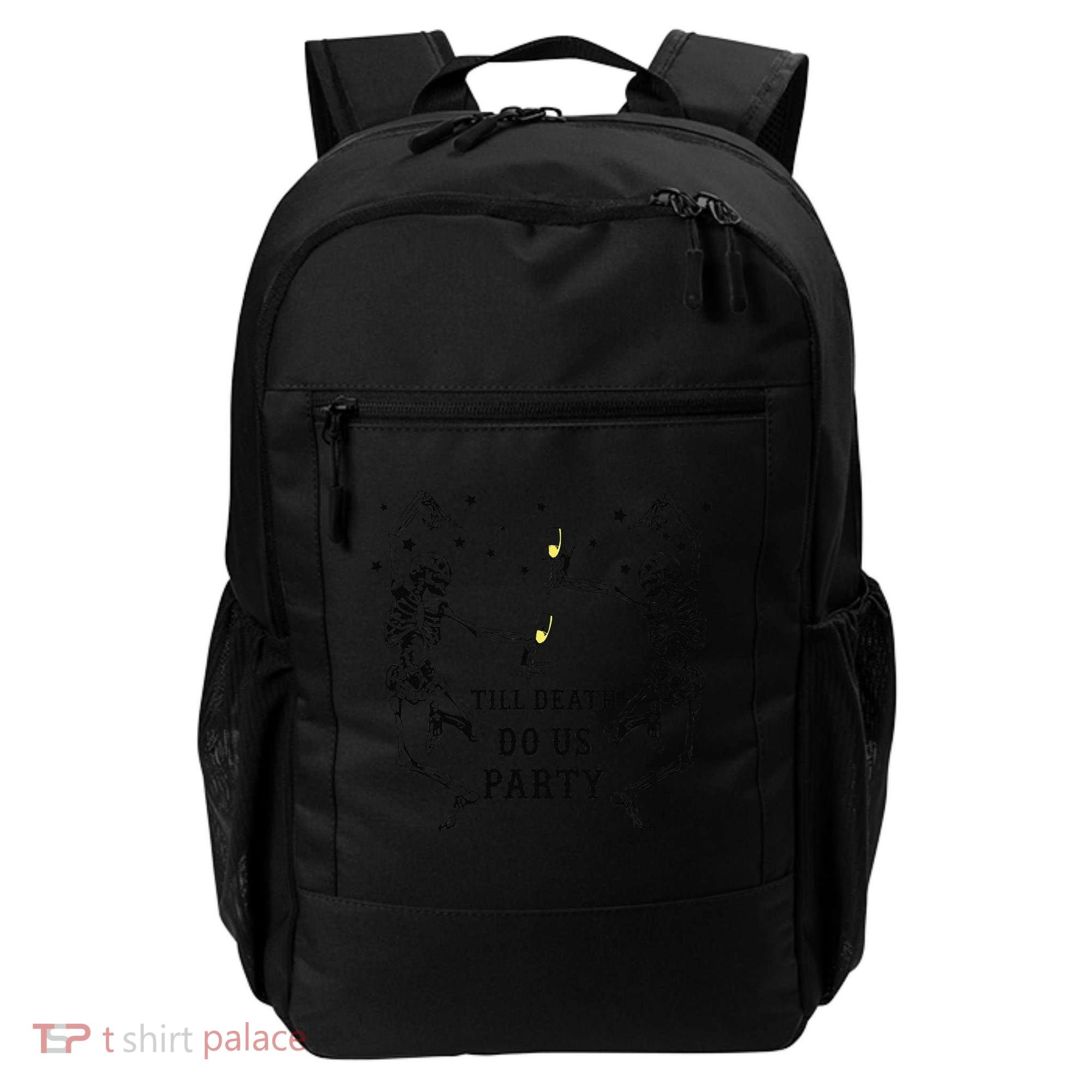Till Death Do Us Party Skeleton Bridesmaid Bachelorette Backpack