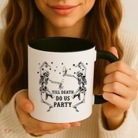 Till Death Do Us Party Skeleton Bridesmaid Bachelorette Coffee Mug thumb 3