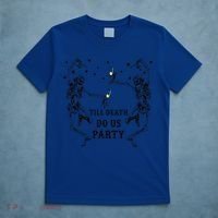 Till Death Do Us Party Skeleton Bridesmaid Bachelorette T-Shirt thumb 5