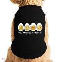 Thanksgiving Dinner Deviled Egg You Know Why Im Here Doggie Tank thumb 0