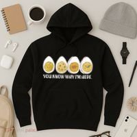 Thanksgiving Dinner Deviled Egg You Know Why Im Here Hoodie thumb 3