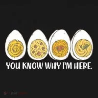 Thanksgiving Dinner Deviled Egg You Know Why Im Here Polo thumb 3