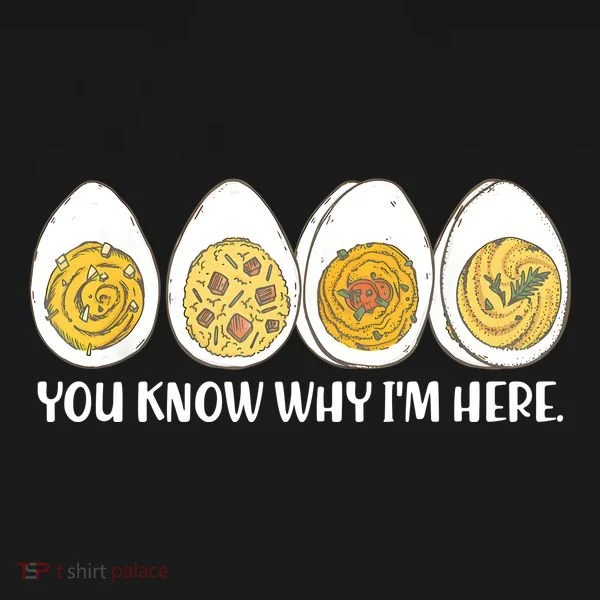 Thanksgiving Dinner Deviled Egg You Know Why Im Here Polo