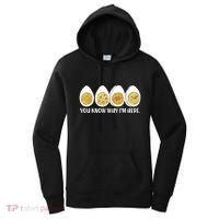 Thanksgiving Dinner Deviled Egg You Know Why Im Here Women's Hoodie thumb 0