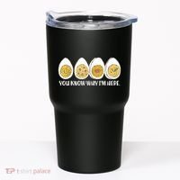 Thanksgiving Dinner Deviled Egg You Know Why Im Here Tumbler thumb 0