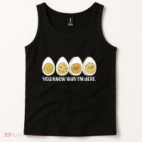 Thanksgiving Dinner Deviled Egg You Know Why Im Here Tank Top thumb 2