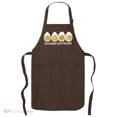 Thanksgiving Dinner Deviled Egg You Know Why Im Here Apron