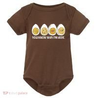 Thanksgiving Dinner Deviled Egg You Know Why Im Here Baby Bodysuit thumb 0