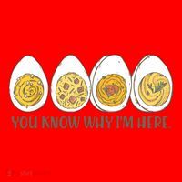 Thanksgiving Dinner Deviled Egg You Know Why Im Here Santa Hat thumb 1