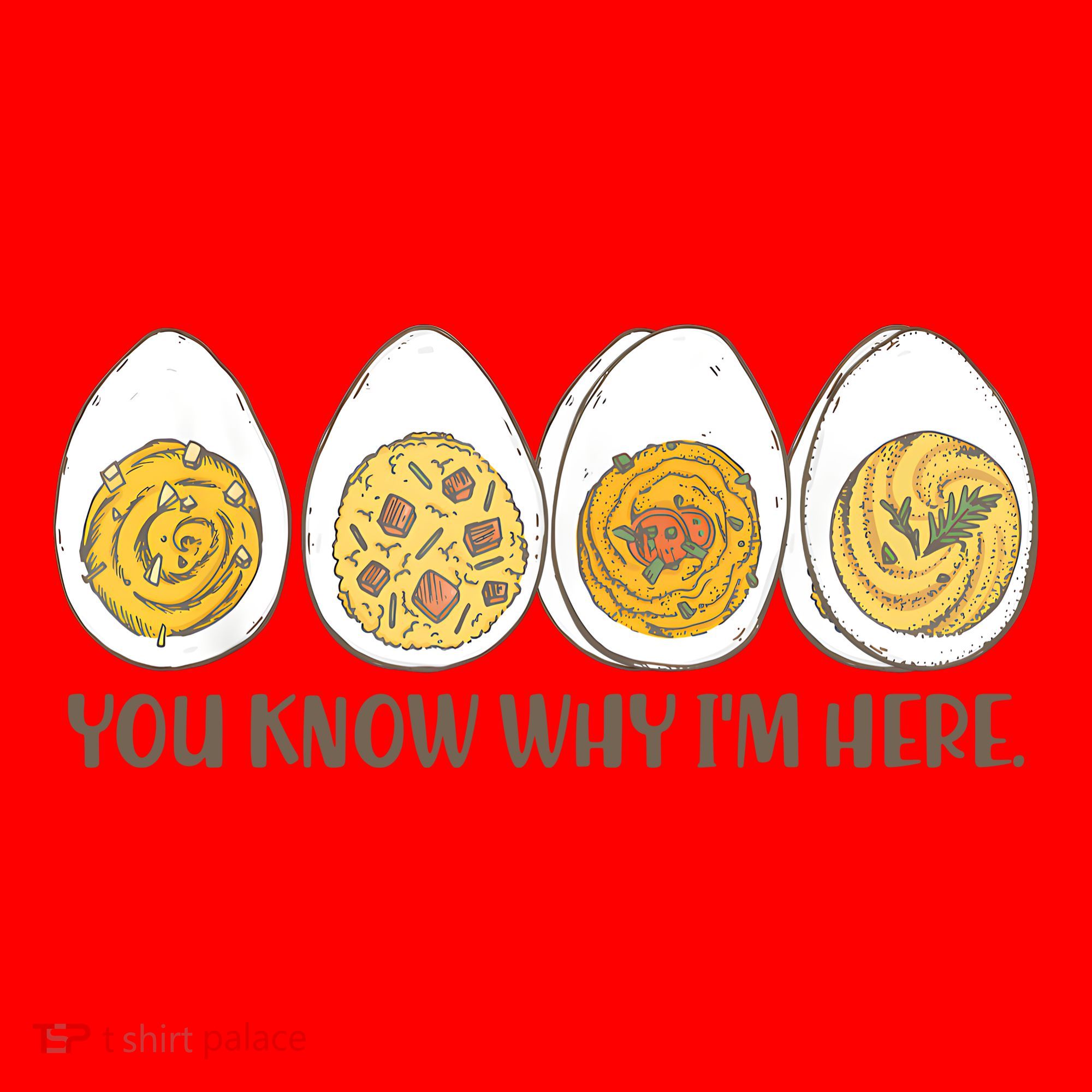 Thanksgiving Dinner Deviled Egg You Know Why Im Here Santa Hat