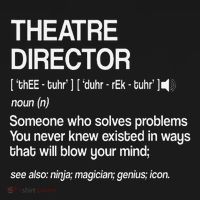 Theater Director Definition Broadway Musical Theatre Ornament thumb 1