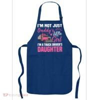 Truck Driver Daughter Cute Of Trucker Daddy Great Gift Apron thumb 0