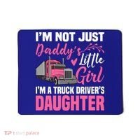 Truck Driver Daughter Cute Of Trucker Daddy Great Gift Mousepad thumb 0
