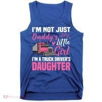Truck Driver Daughter Cute Of Trucker Daddy Great Gift Tank Top thumb 0