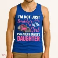 Truck Driver Daughter Cute Of Trucker Daddy Great Gift Tank Top thumb 3