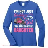 Truck Driver Daughter Cute Of Trucker Daddy Great Gift Women's Long Sleeve Shirt thumb 0