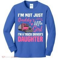 Truck Driver Daughter Cute Of Trucker Daddy Great Gift Kids Long Sleeve Shirt thumb 0