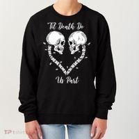 Til Death Do Us Part Skeleton Heart Women's Sweatshirt thumb 0