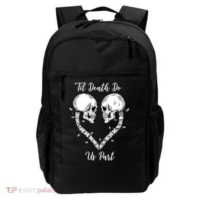 Til Death Do Us Part Skeleton Heart Backpack