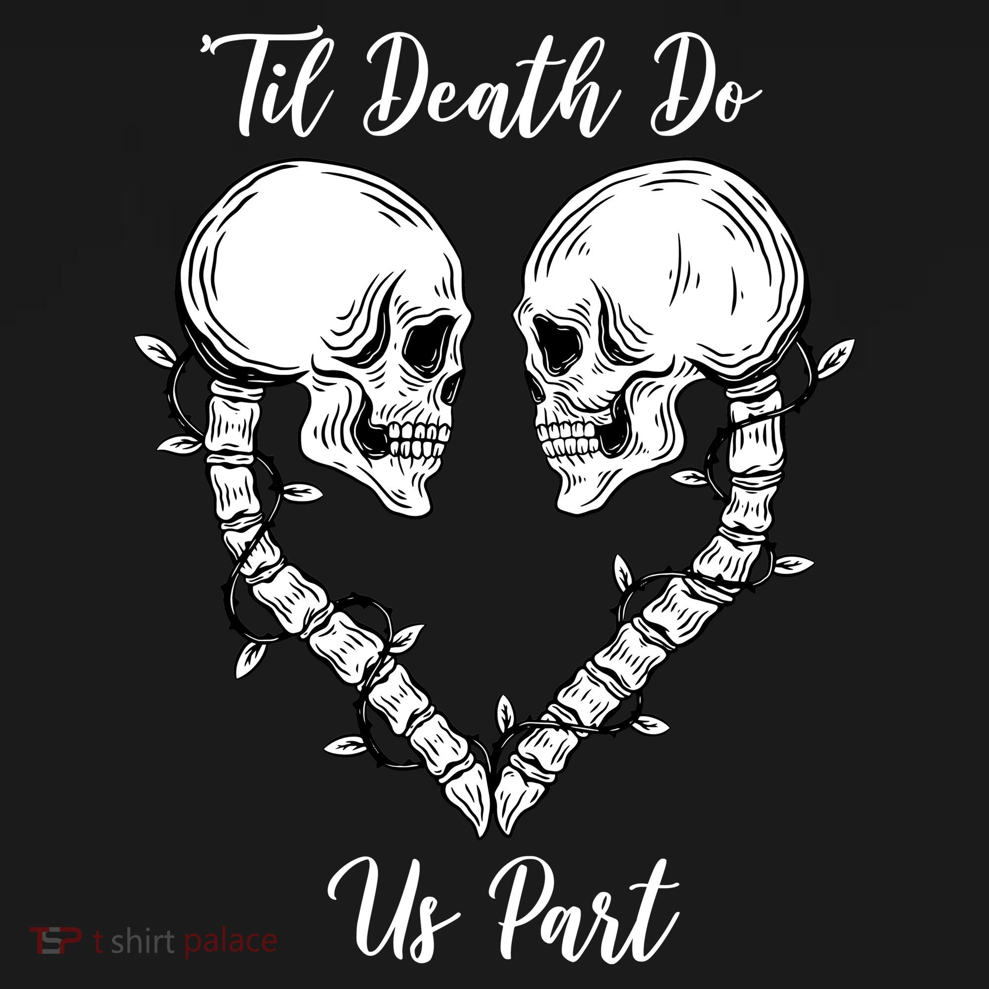 Til Death Do Us Part Skeleton Heart Backpack