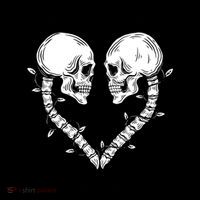 Til Death Do Us Part Skeleton Heart Coffee Mug thumb 5