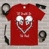 Til Death Do Us Part Skeleton Heart T-Shirt thumb 5