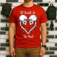 Til Death Do Us Part Skeleton Heart T-Shirt thumb 6