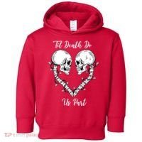 Til Death Do Us Part Skeleton Heart Toddler Hoodie thumb 0