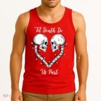 Til Death Do Us Part Skeleton Heart Tank Top thumb 3
