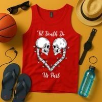 Til Death Do Us Part Skeleton Heart Tank Top thumb 4