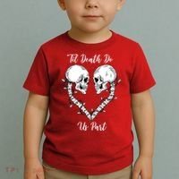 Til Death Do Us Part Skeleton Heart Toddler T-Shirt thumb 2