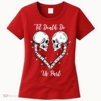Til Death Do Us Part Skeleton Heart Women's T-Shirt thumb 0