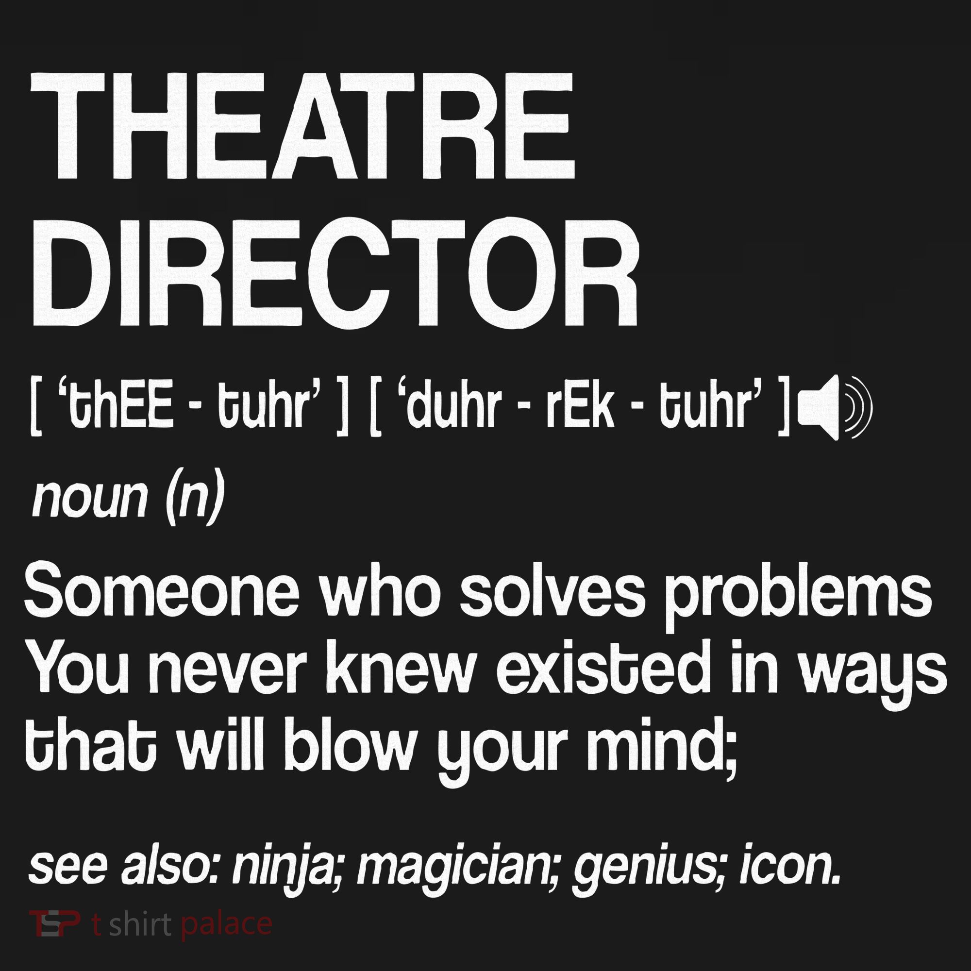 Theater Director Definition Broadway Musical Theatre Women's Tank Top