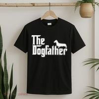 The Dogfather Dachshund Father Funny Dog Lover T-Shirt thumb 2