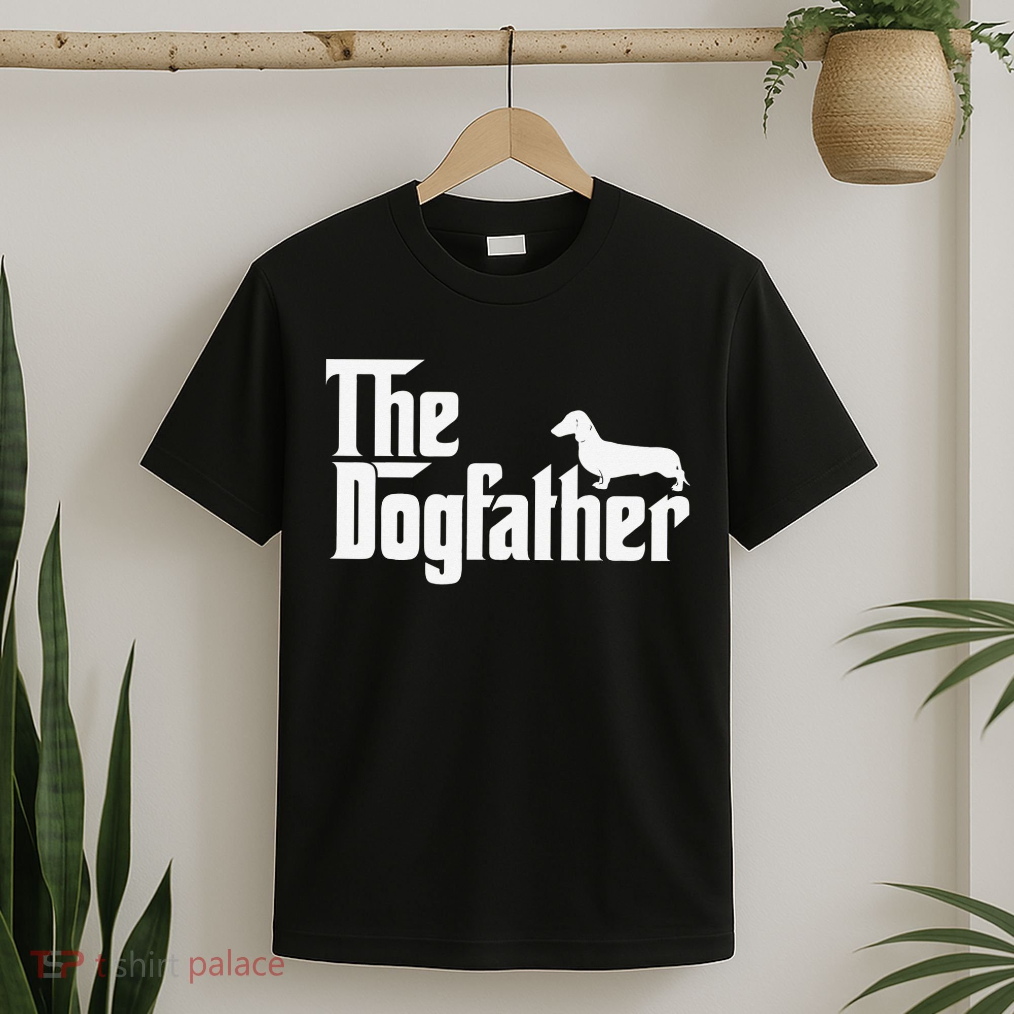 The Dogfather Dachshund Father Funny Dog Lover T-Shirt
