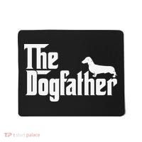 The Dogfather Dachshund Father Funny Dog Lover Mousepad thumb 0