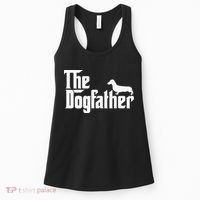 The Dogfather Dachshund Father Funny Dog Lover Women's Tank Top thumb 0