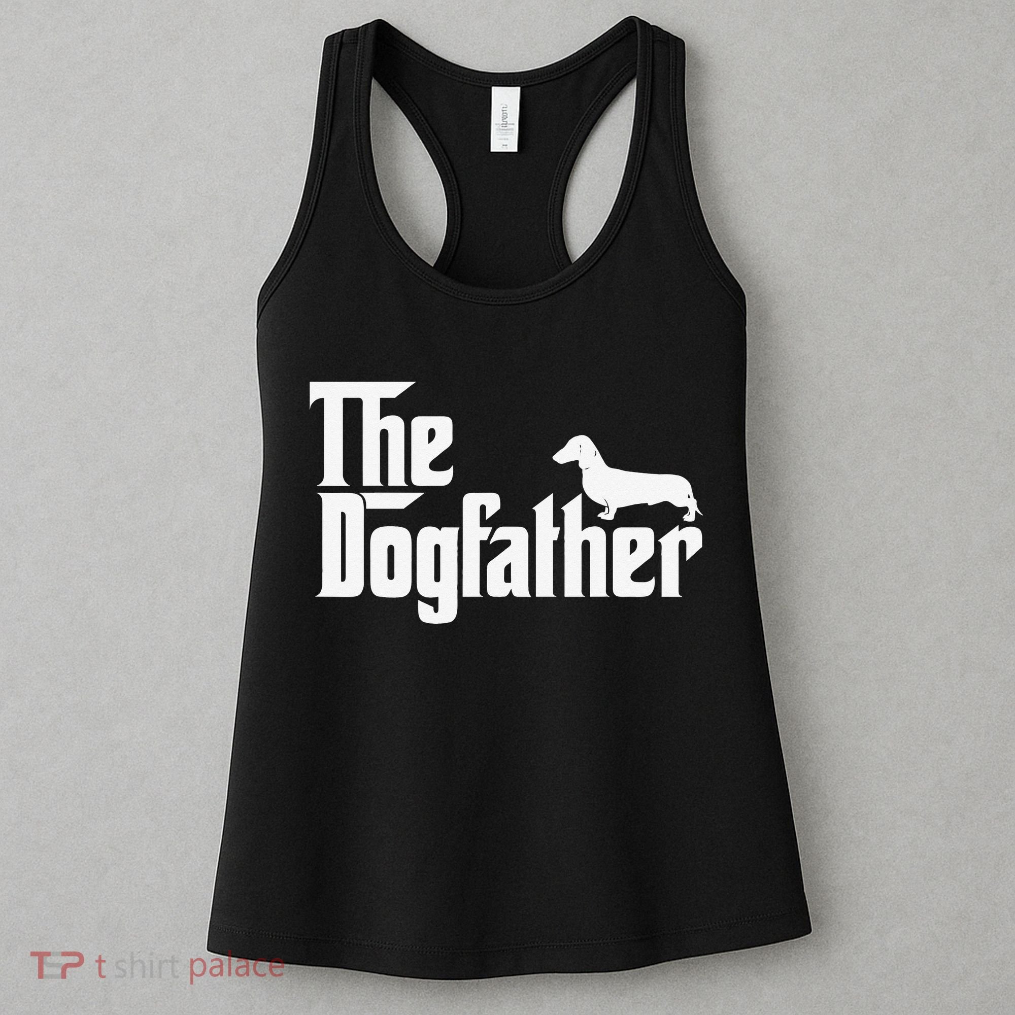 The Dogfather Dachshund Father Funny Dog Lover Women's Tank Top