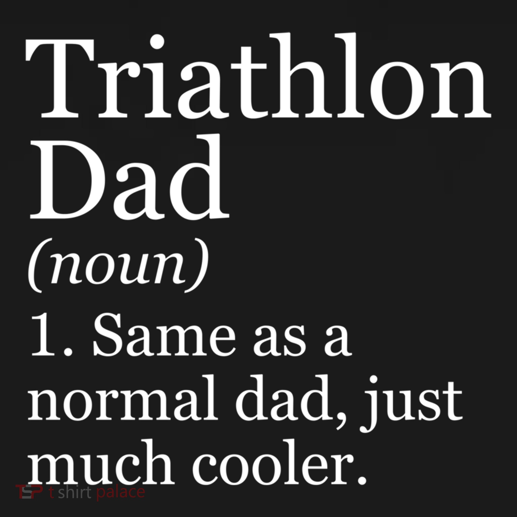 Triathlon Dad Definition Funny Sarcastic Sports Gift Bucket Hat