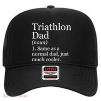 Triathlon Dad Definition Funny Sarcastic Sports Gift Hat thumb 0