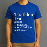 Triathlon Dad Definition Funny Sarcastic Sports Gift T-Shirt thumb 3