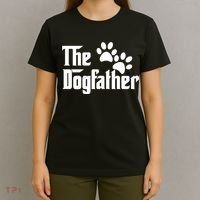The Dogfather Dog Father Pet Owner T-Shirt thumb 4