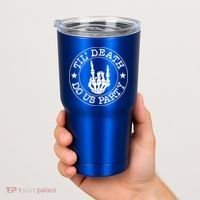 Til Death Do Us Party Skeleton Hand Gothic Bachelorette Cool Gift Tumbler thumb 2