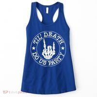 Til Death Do Us Party Skeleton Hand Gothic Bachelorette Cool Gift Women's Tank Top thumb 0