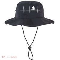 Turntable Dj Dance Music Heartbeat Ekg Pulse Dj Techno Gift Bucket Hat thumb 0